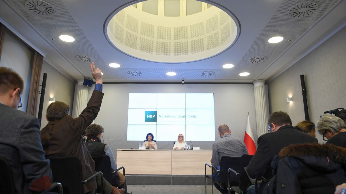 Warszawa, 09.01.2019. Konferencji prasowa nt. polityki płacowej NBP.