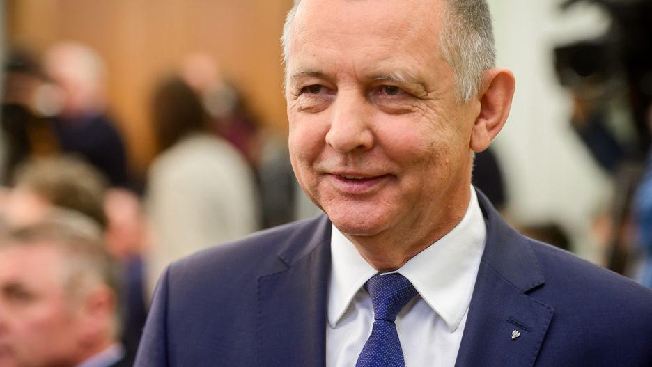Marian Banaś w Sejmie.