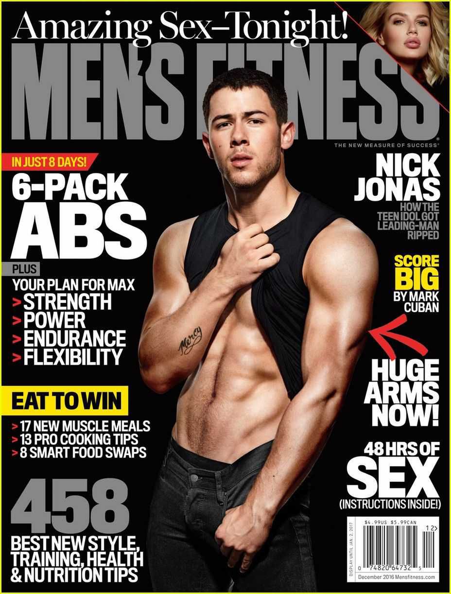 Nick Jonas sześciopak