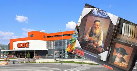 OBI wycofuje obrazki z Żydem. Aktywista: "Brzydka gra w stereotypy"