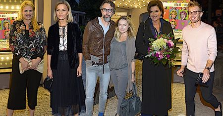 Gwiazdy na premierze nowej sztuki Krystyny Jandy: Małgorzata Foremniak, Szymon Majewski, Elżbieta Romanowska