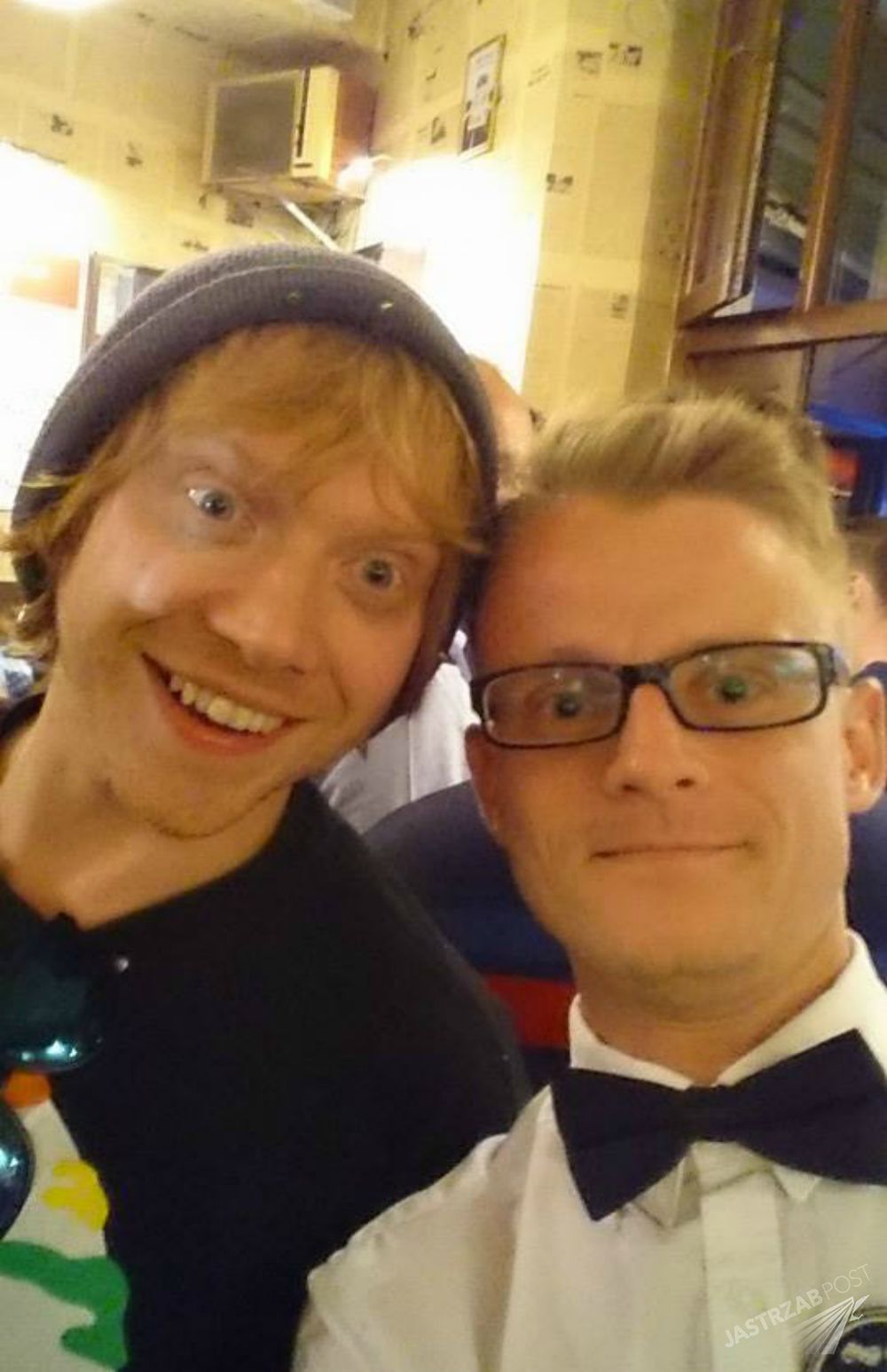 Rupert Grint i Iwan Rheon odwiedzili Pijalnię Wódki i Piwa w Krakowie