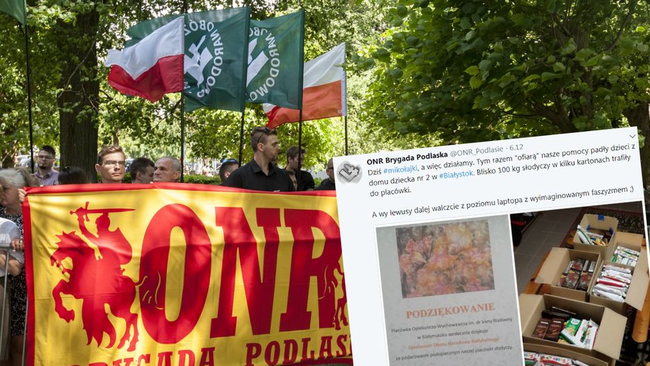 ONR przekazał słodycze dla domu dziecka