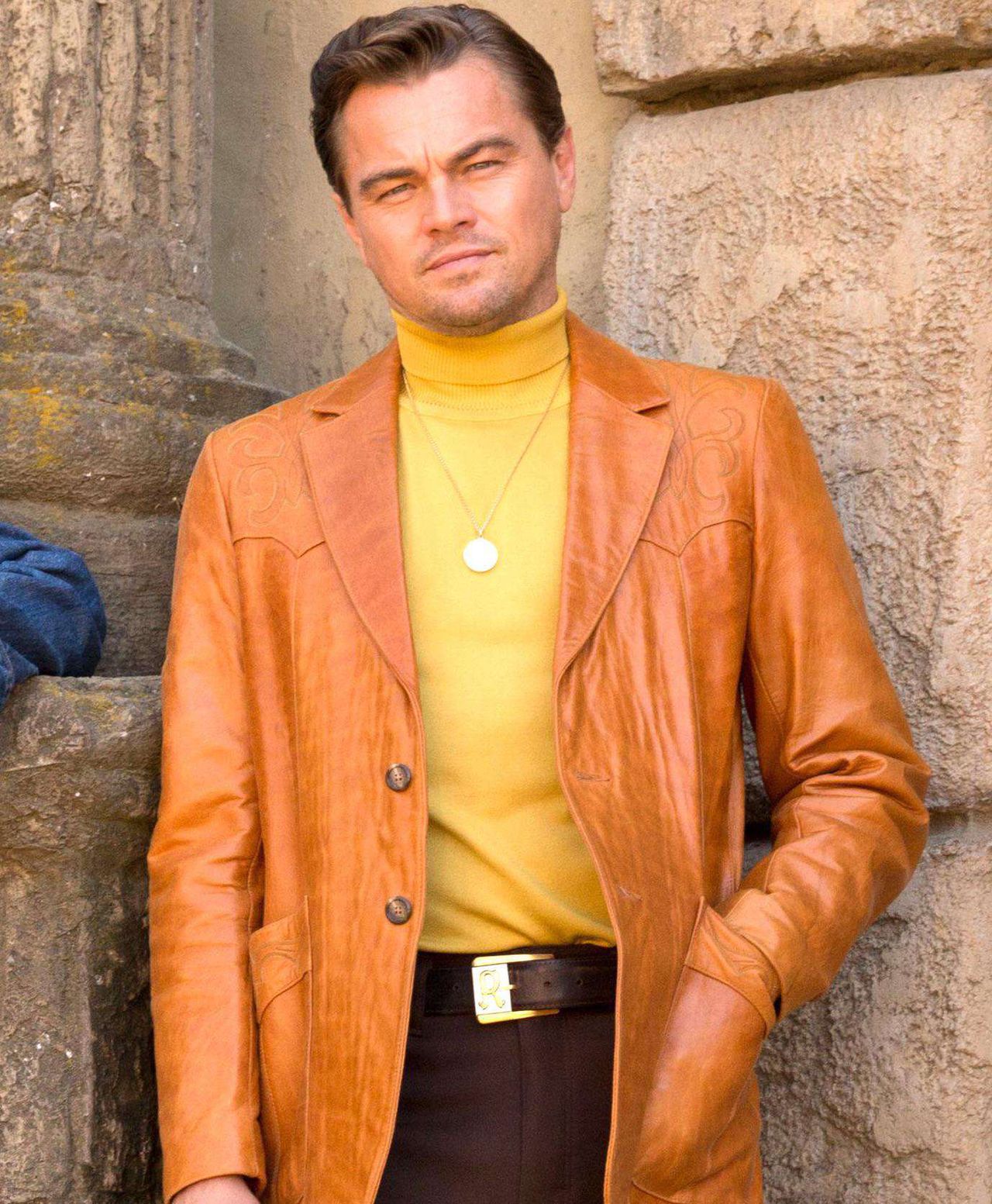 Leonardo DiCaprio na planie Once Upon a Time in Hollywood