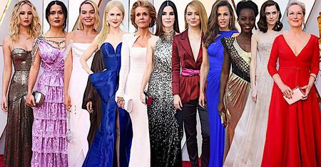 Oscary 2018 – Gwiazdy w zjawiskowych kreacjach: Jennifer Lawrence, Emma Stone, Nicole Kidman, Sandra Bullock, Meryl Streep