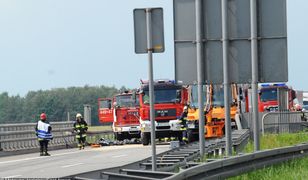 Karambol na autostradzie. Zderzyło się 8 samochodów