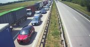 Kolizja z udziałem ciężarówek na A4. Spore utrudnienia