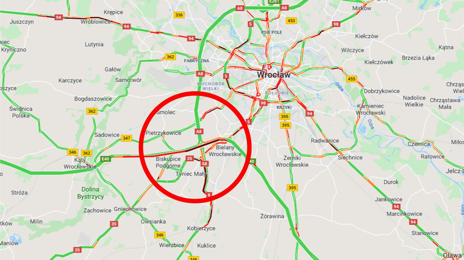 Wrocław. Korki na autostradzie A4. Utrudnienia przez dwa dni