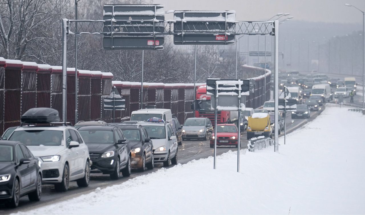 Autostrada A4 zablokowana w okolicy Góry św. Anny