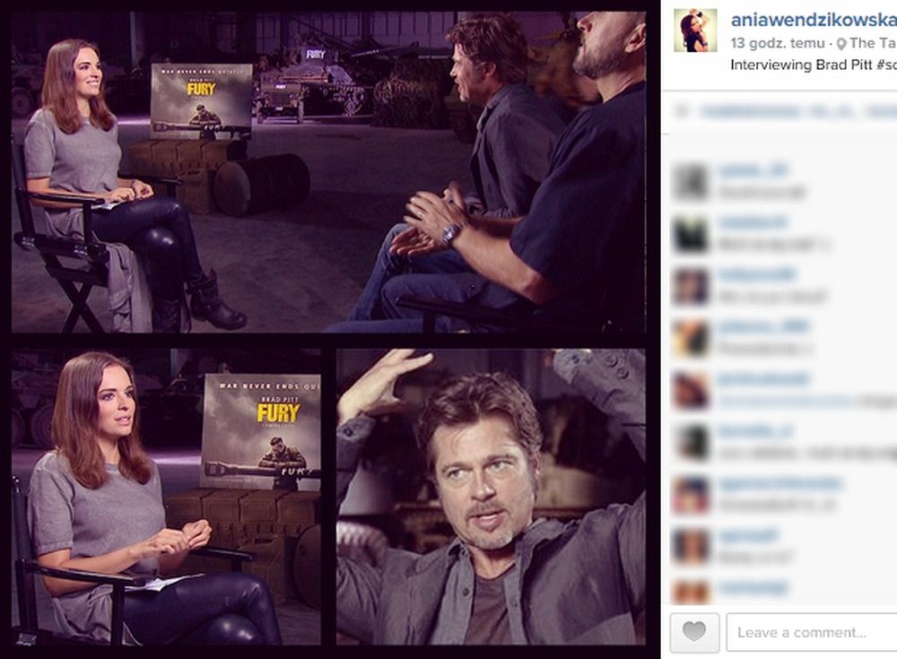 Anna Wendzikowska i Brad Pitt

Fotografia: screen z Instagram.com