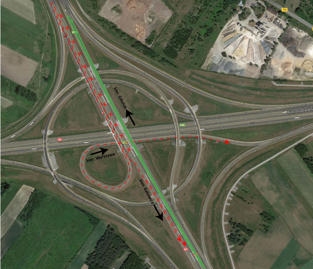 Wiadukt na A1 zamknięty. Po 7 latach zaczął pękać. Sprawdzamy kto za to zapłaci