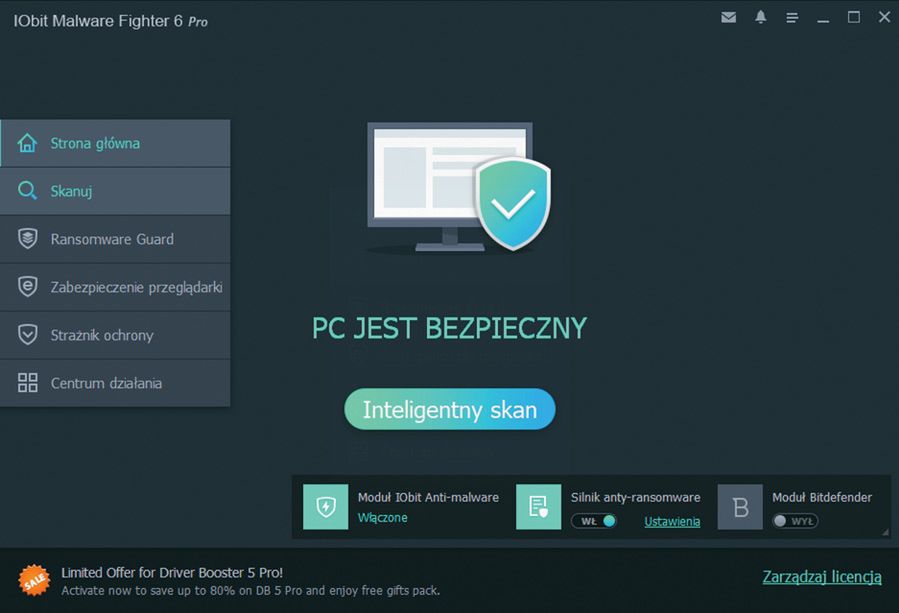 Test IObit Malware Fighter Pro 6