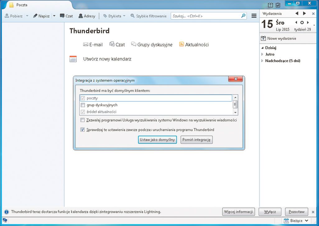 Nowy lepszy Thunderbird