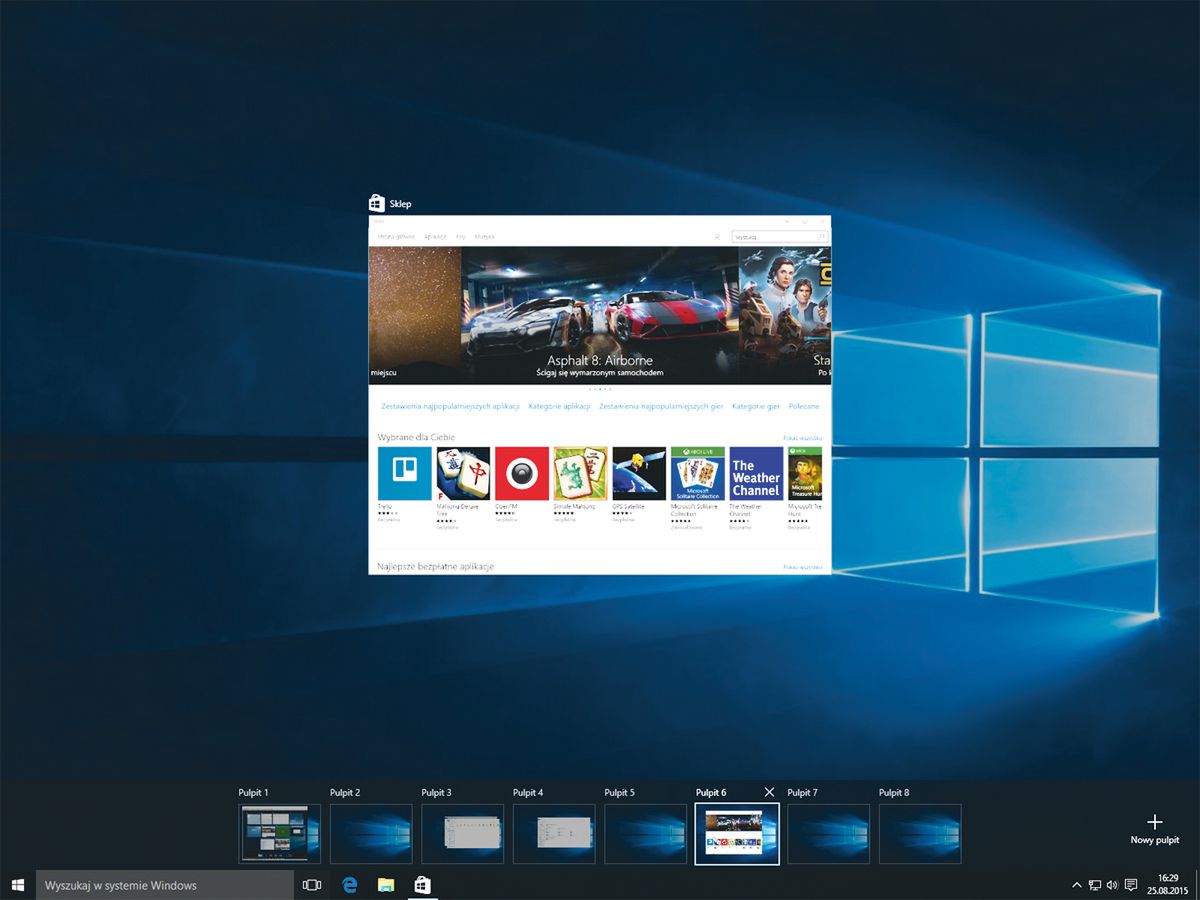 Windows 10 - Na wirtualnym biurku