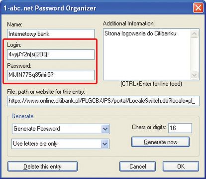 Schowaj hasła w bezpiecznym sejfie