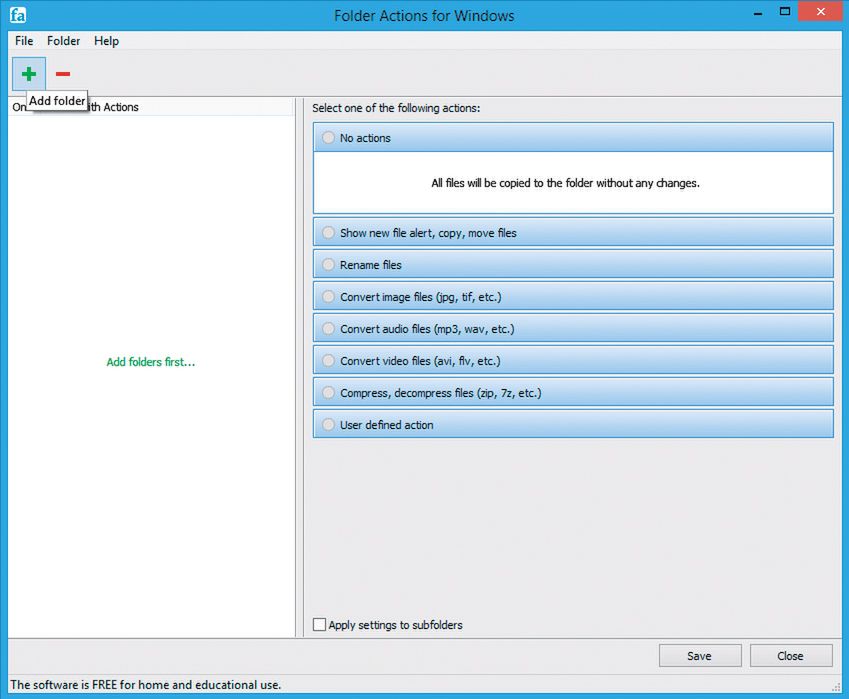 Folder radzi sobie sam
