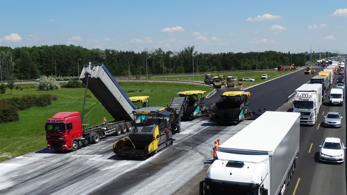 Od poniedziałku na odcinku Poznań Luboń - Poznań Krzesiny, kierowcy poruszający się jezdnią południową czyli ze Świecka w stronę Warszawy, będą jeździć pasem awaryjnym                    