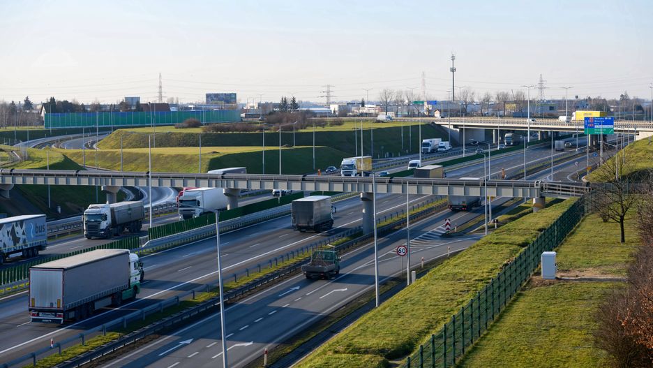 Pożar na autostradzie A2. Utrudnienia (zdjęcie ilustracyjne)