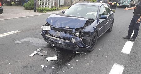 Jechał zdawać na prawo jazdy. Spowodował wypadek