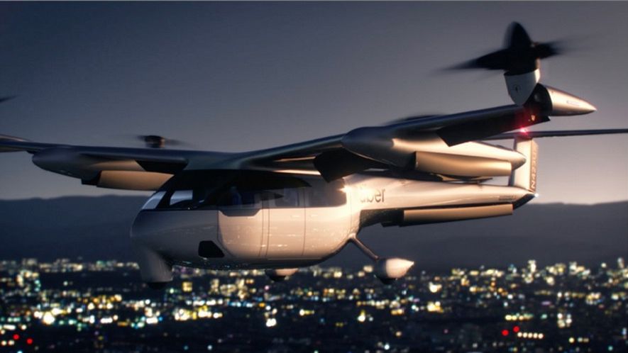 Tak firma Uber wyobraża sobie powietrzną taksówkę