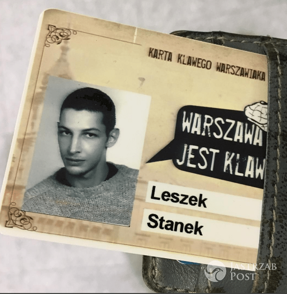 Leszek Stanek w młodości