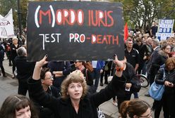 Protest przeciw zaostrzeniu prawa aborcyjnego