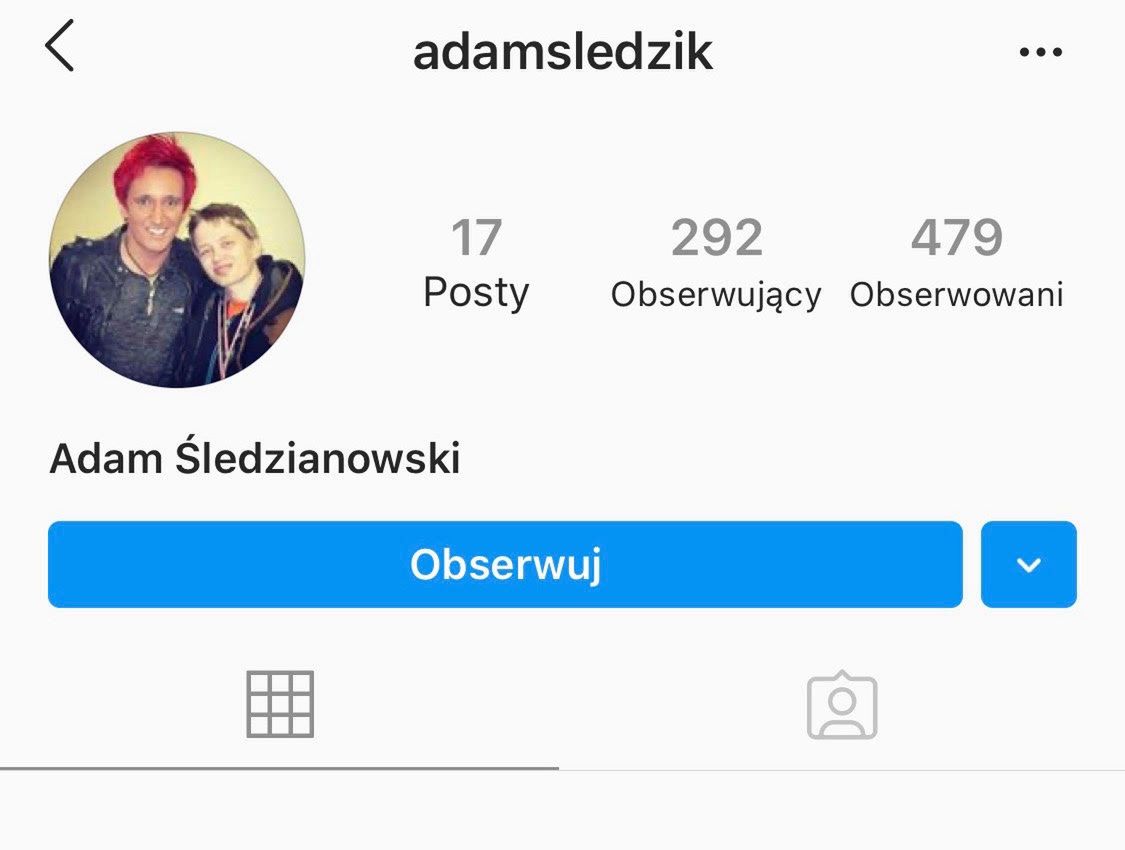 Adam Śledzianowski był fanem Michała Wiśniewskiego