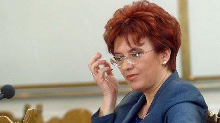 Aleksandra Jakubowska przed komisją (fot. PAP/Przemek Wierzchowski)