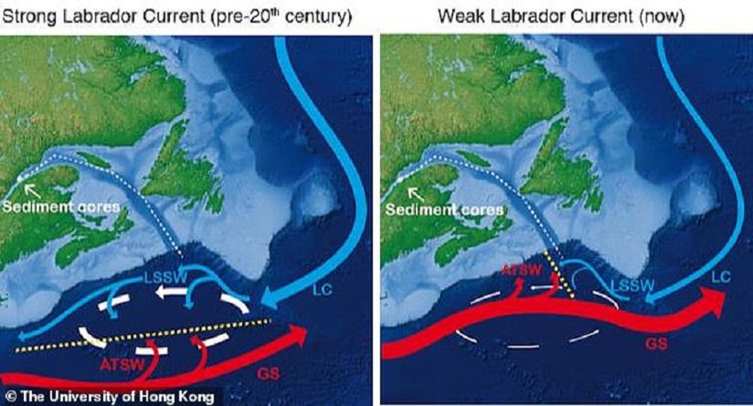 Prądy morskie najsłabsze od 1500 lat. Grozi nam mała epoka lodowa