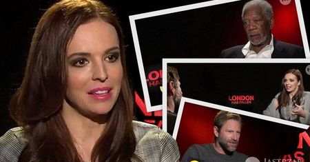 Tylko u nas! Anna Wendzikowska w szczerej rozmowie z aktorami filmu "Londyn w ogniu" [Wideo]