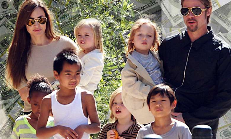 Ile Angelina Jolie i Brad Pitt wydają na dzieci?