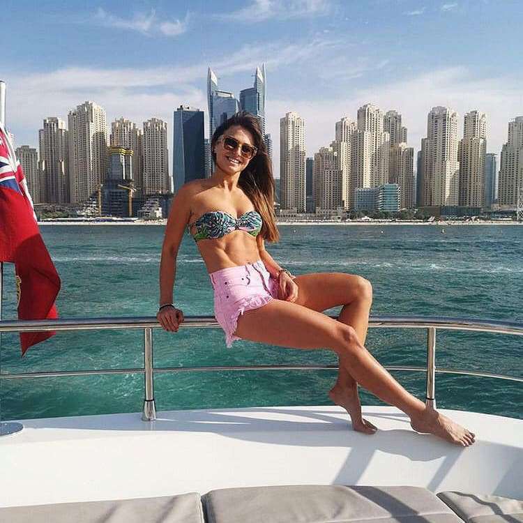 Anna Lewandowska w bikini w Dubaju