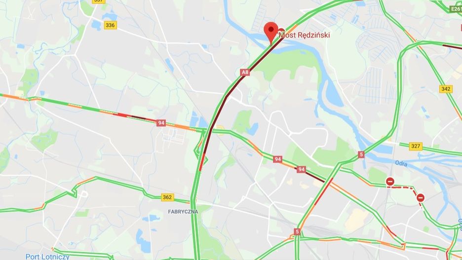 Wrocław. Wypadek na AOW. Spore utrudnienia