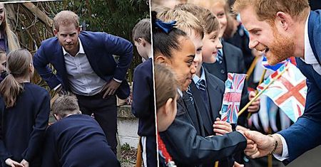 Książę Harry będzie perfekcyjnym tatą! Dzieci z londyńskiej szkoły potraktował jak swoje! Co za urocze zdjęcia