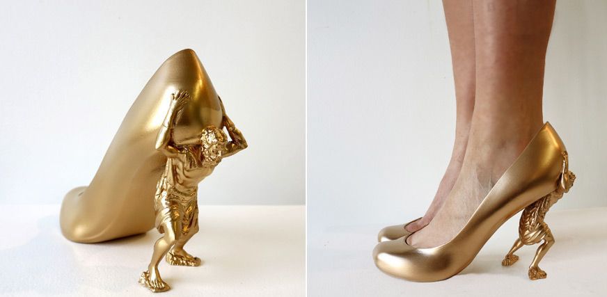 Artysta nazwał buty imionami swoich byłych dziewczyn