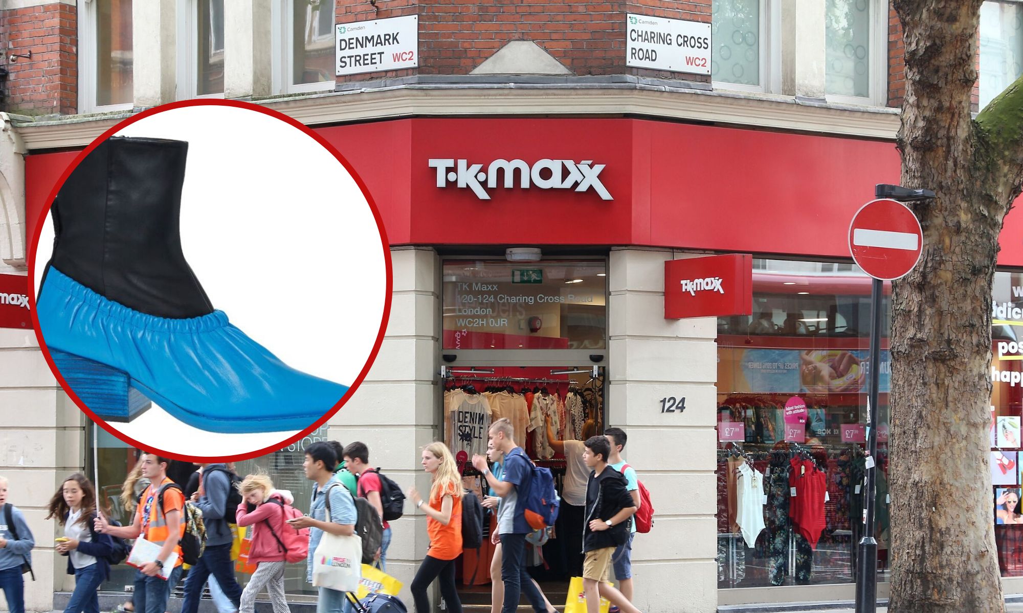 Kontrowersyjne buty w TK Maxx