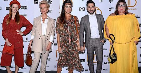 Gwiazdy na pokazie mody: Kasia Zielińska, Dominika Gwit, Maja Hyży, Rafał Maślak, Katarzyna Burzyńska