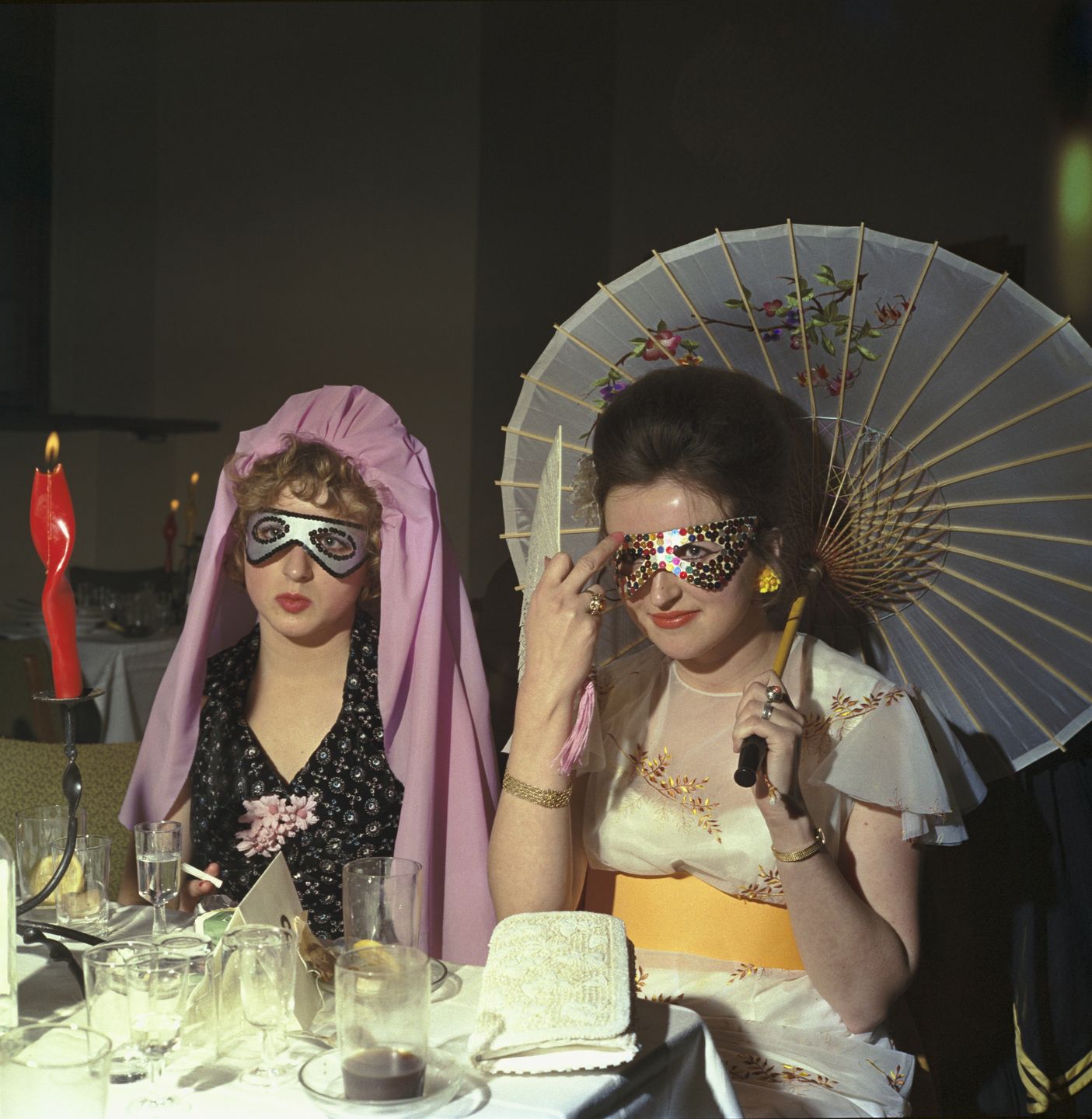 Bal kostiumowy na zamku w Golubiu Dobrzyniu, 1974 rok 