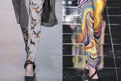Wzorzyste spodnie - trend na zimę 2014!