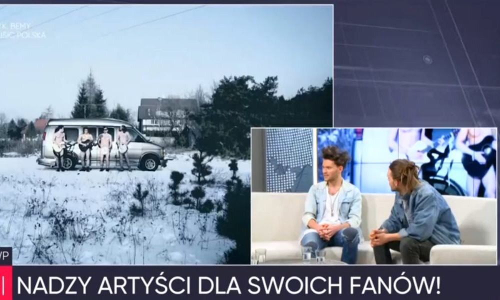 #dzieńdobryWP: Nago na mrozie! Odważne podziękowania dla wielbicieli