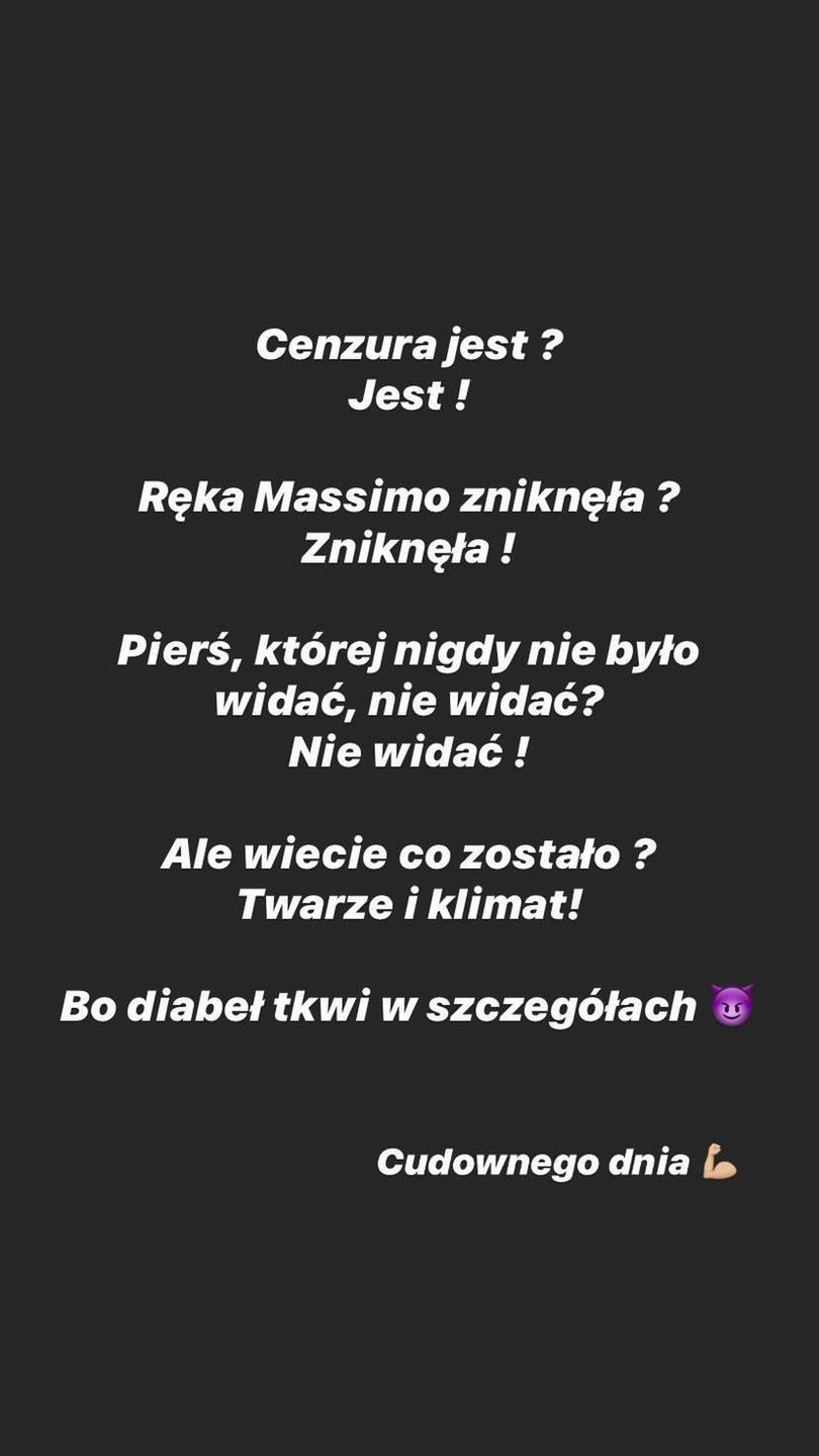 Blanka Lipińska o problemach z plakatem