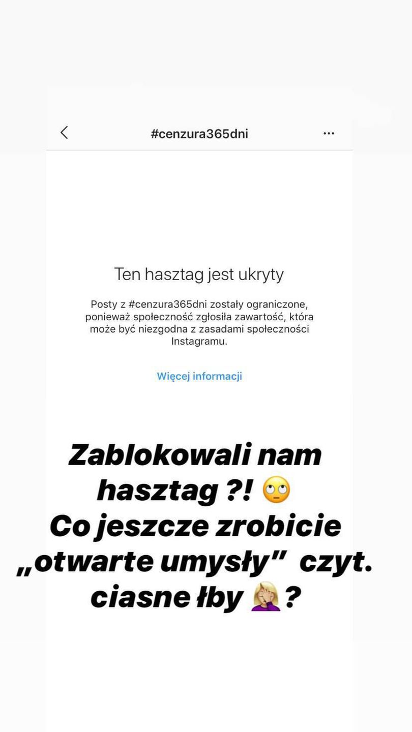 Blanka Lipińska o problemach z plakatem