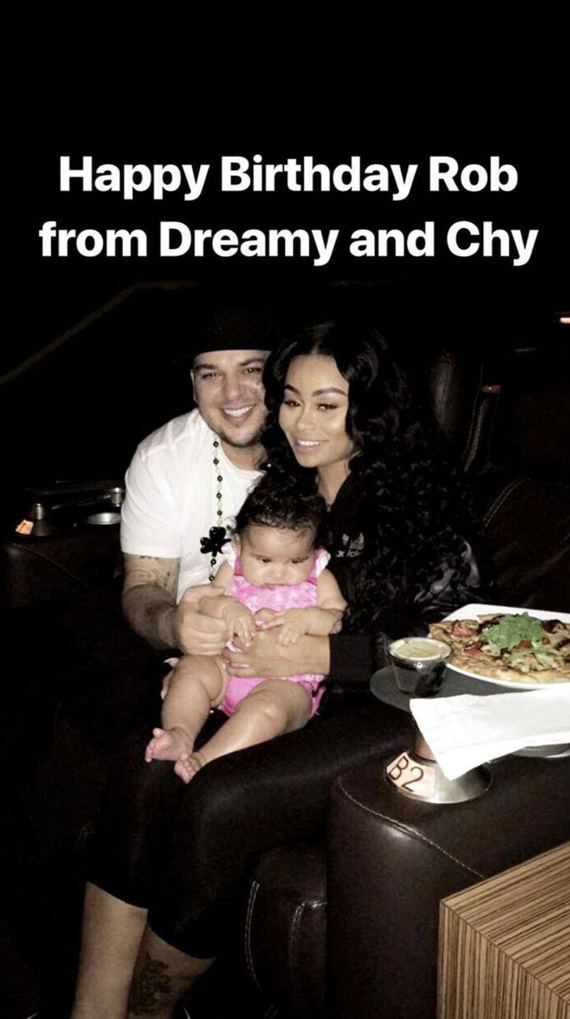 Blac Chyna złozyła urodzinowe życzenia dla Roba Kardashiana