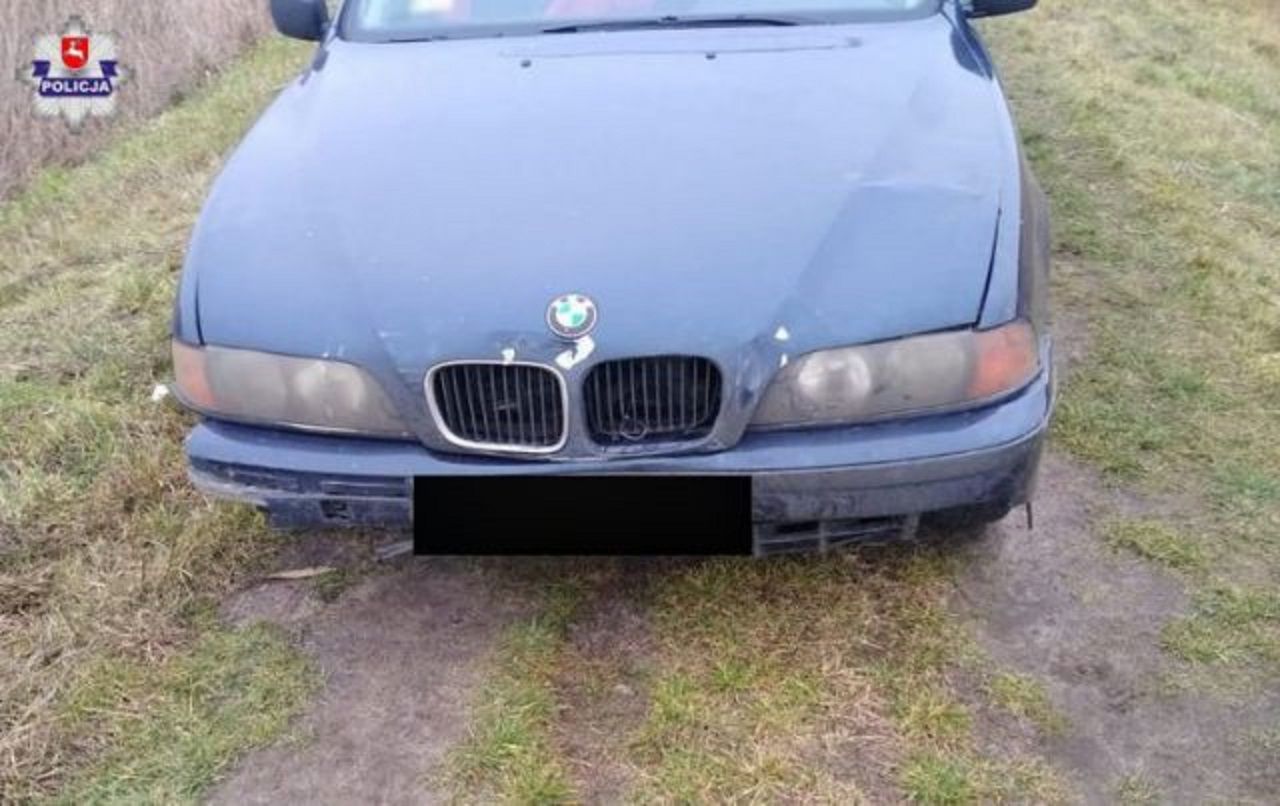 Lubelskie. Dopadli kierowcę BMW. Oniemieli, gdy zajrzeli do środka