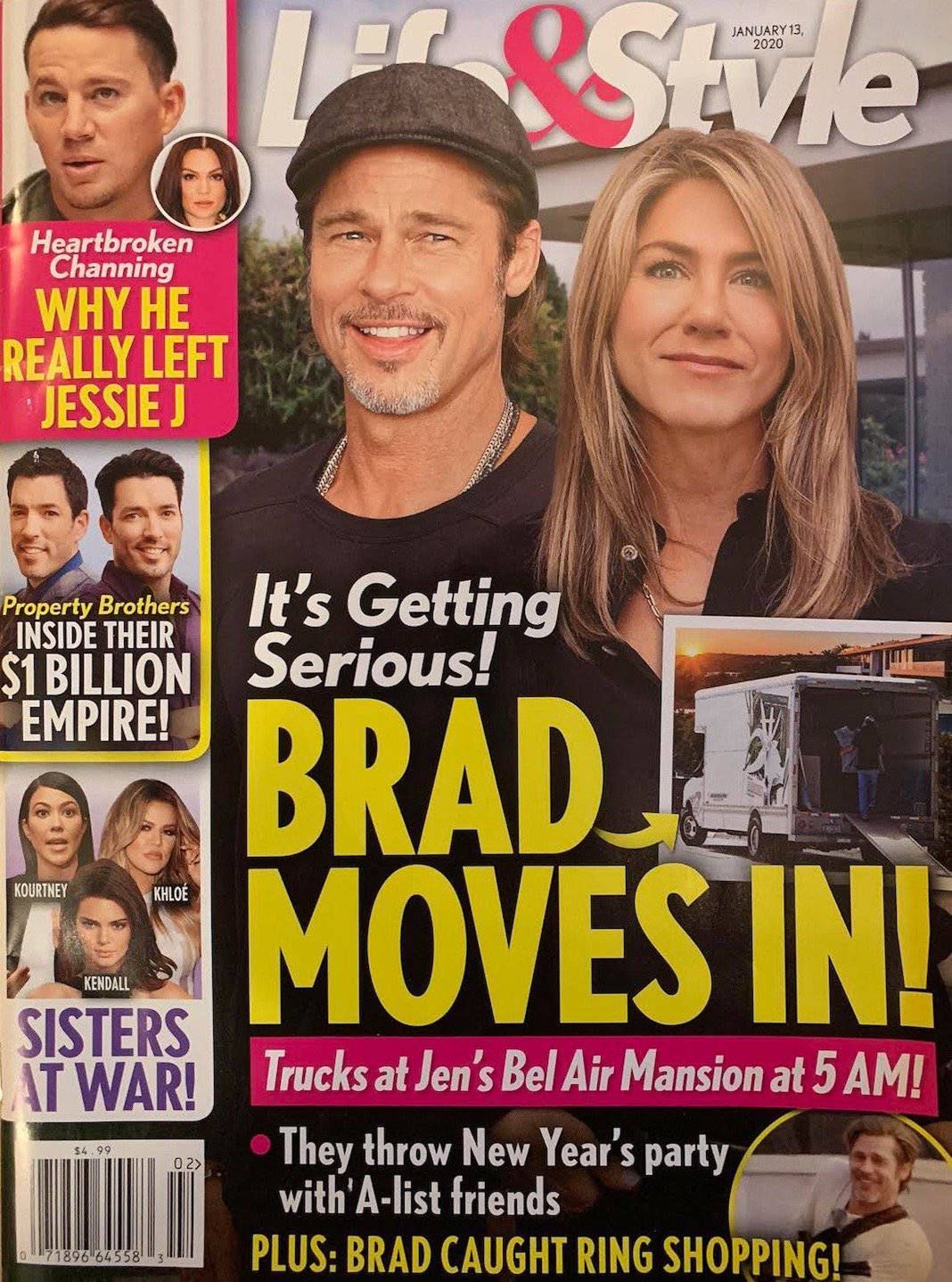 Brad Pitt wprowadził się do Jennifer Aniston?