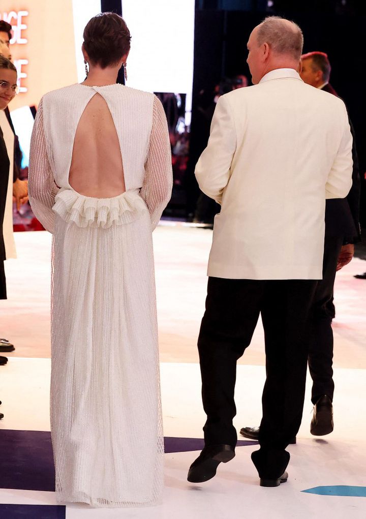 Albert i Charlene - Bal Czerwonego Krzyża w Monako, fot. ONS