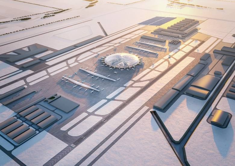 Centralny Port Komunikacyjny - jedna z wizualizacji 