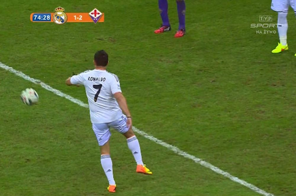 Cristiano Ronaldo 

Fotografia: screen z sport.tvp.pl