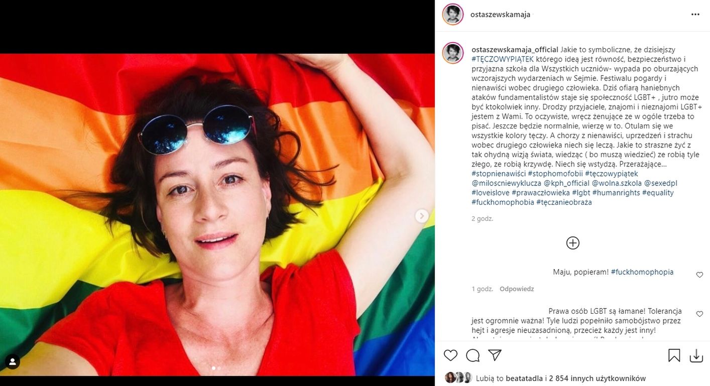Maja Ostaszewska - Tęczowy piątek