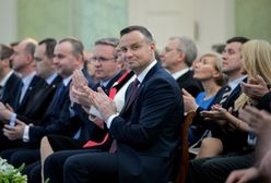 Towarzyskie spotkanie Andrzeja Dudy z posłami